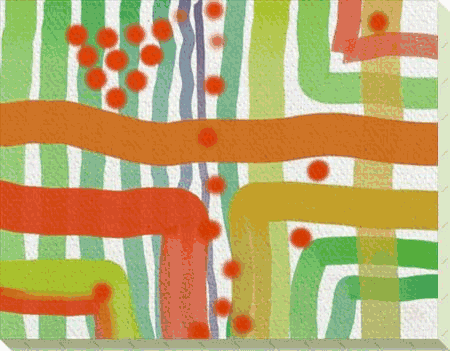 Knee Bends, Painting